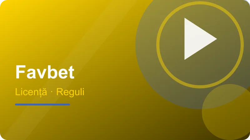Favbet – Primii pași ca jucător Favbet Casino Primii pași ca jucător Favbet Casino – ilustrație pentru secțiunea Favbet